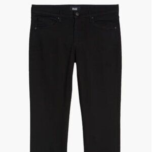 Men's Paige Transcend Lennox Slim Fit Black Denim Jeans  Size 36 waist